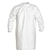 Dupont IC270BWHSM003000 Tyvek IsoClean Frock, White, SM, Bulk Packaged (Pack of 30)