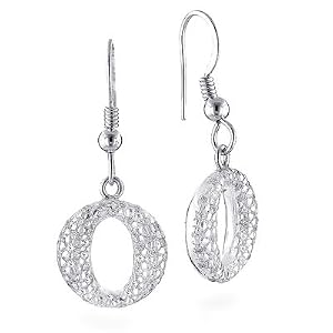 OCRF (Ovarian Cancer Research Fund) Fundraising Sterling Silver Earrings