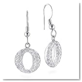 OCRF (Ovarian Cancer Research Fund) Fundraising Sterling Silver Earrings