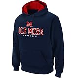 NCAA Mississippi Rebels Navy Blue Sentinel Pullover Hoodie Sweatshirt