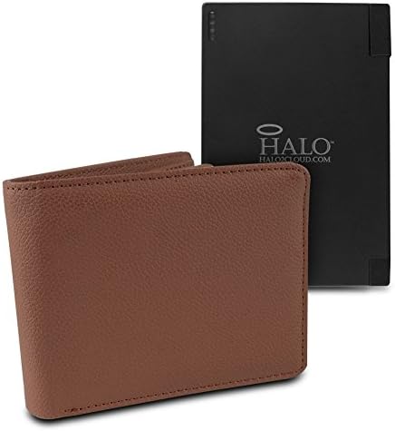 Halo Power Wallet 3000 Charger w/RFID Protection (Brown)