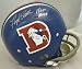 Floyd Little Autographed/Hand Signed Denver Broncos Full Size ''RK'' Helmet w/HOF 2010