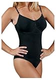 N-fini Shapewear Cami Slimming Shaper Bra Bodysuit Full Bottom Style #591 (Black or Nude) Available in SM to 4XL
