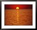 The Sun Sinks into Pamlico Sound Framed Art Poster Print by Stephen St. John, 31x25