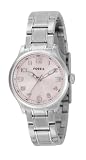 Fossil Three Hand Pink Dial Watch