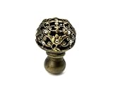 Carpe Diem Hardware 139-3C Juliane Grace Knob with Swarovski Crystals, 1-1/4-Inch, Antique Brass by 