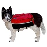 X-LARGE - RED - Outward Hound Quick-Release Dog Backpack
