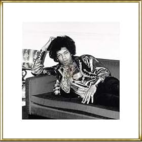 �|�X�^�[ �t�H�g�O���t Jimi Hendrix London England 1967 �z���i �A���~���n�C�O���[�h�t���[��(�S�[���h)
