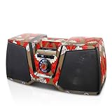 Love Hate Design Skin Decal Sticker Kit for KICKER K350 MP3 Docking Station + iPod Touch 2nd Gen / 3rd Gen skin + Remote Control Skin + Kicker headphone skin