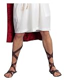 41d91rVeelL. SL160  Roman Sandals Brown PBH Adult Shoes Costume Accessory
