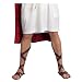 Roman Sandals Brown PBH Adult Shoes Costume Accessory