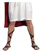 Roman Sandals Brown PBH Adult Shoes Costume Accessory