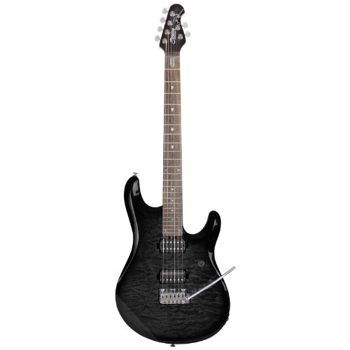 Sterling By MusicMan John Petrucci JP100D Guitar, Trans Black, Dimarzio Pickups, JP100D-TBK On Sale