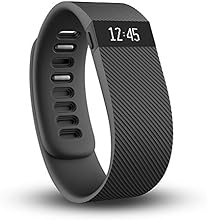 Fitbit Charge Wireless Activity Wristband, Black, Large