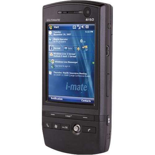 i-Mate Ultimate 6150 Windows Mobile 6.0 Unlocked Cell Phone - U.S. Version (Black)
