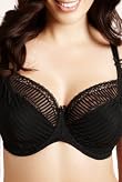 Textured Stripe Balcony DD+ Bra [T33-4623-S]