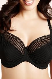 Textured Stripe Balcony DD+ Bra [T33-4623-S]