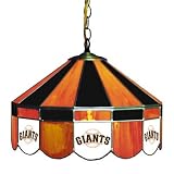 MLB San Francisco Giants 16-Inch Diameter Stained Glass Pub Light