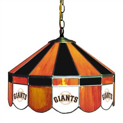 San Francisco Giants Stained Glass Pub Light Style: Swag