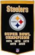 Pittsburgh Steelers 24"x36" Wool Dynasty Banner - Football Sports Merchandise