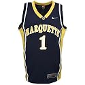 Nike Elite Marquette Golden Eagles #1 Navy Blue Youth Replica Basketball Jersey