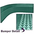 Craps Diamond Pyramid Bumper Rubber - Casino Supplies > Craps Supplies