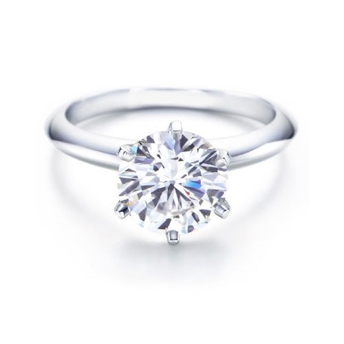 0.71ct Round Diamond Solitaire Ring GIA Certified (F Color / SI2)