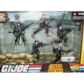 G.I. Joe Exclusive Action Figure Troop Builders Set Cobra Special Operations Night Watch by G. I. Joe