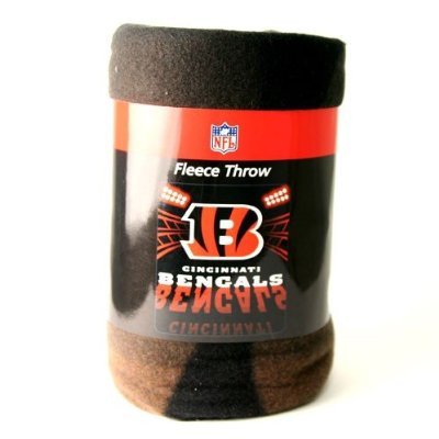 Cincinnati Bengals Super Soft Fleece Blanket (Dimensions 50