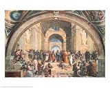 School Of Athens - Artist: Raphael - Art Print Poster Size: 30.00 by 24.00 inches