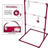 Oklahoma Sooners Two Stand Tailgate Golf Game Set - NCAA College Athletics