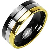 Spikes Titanium Trifecta Men's Ring