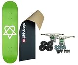 ELEMENT Skateboard LOGO Grip HEARTAGRAM BB COMPLE GREEN