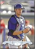 2007 Just Minors JUST ROOKIES PREVIEW 2008  # JRPr-02 J.P. Arencibia (Pre-Rookie Prospect Card) ( TOR / C ) Baseball Card in a Protective Screw Down Display Case!