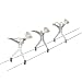 Eurofase Accessories KIT 3JAZ Jazz 3Lt Cable Kit W Canopy Satin Nickel