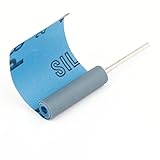 uxcell　砥粒クロス　研削ヘッド　研磨布グラインド頭　シルバートーン　ライトブルー　800グリット　1個