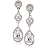 porcupine earrings CZ by Kennet