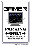GAMER ~Novelty Sign~ games game video parking gaming