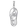 Sterling Silver Flip-Flop Pendant