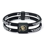 Trion NCAA Colorado Buffalos Wristband (Black/Black, Medium)