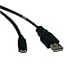 Tripp Lite USB 2.0 Hi-Speed A to Micro-B Cable (M/M) 6-ft. (U050-006)