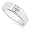 1/4ctw Four-Stone Princess Cut Diamond Ring in 14K White Gold (HI/SI-I1)- Size 5