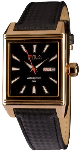 Fila Herren-Armbanduhr XL Europeo II Analog Automatik Leder FA0886-91