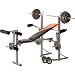 V-FIT BE005 BENCH+70KG WEIGHTS (60kg Plates+10kg Bars)