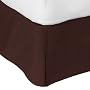 Home Brown Bedskirt - Queen