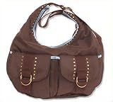 Caden Lane Brown Bag Blue Trim
