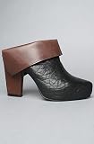 Jeffrey Campbell Shoes The Wing Man Shoe in Black and Brown,Shoes for Women
