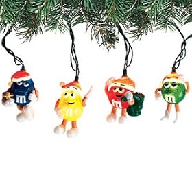 M&M's Christmas Party Lights Set of 10