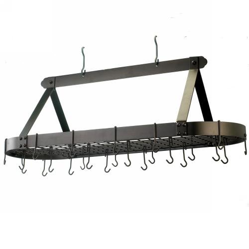 Old Dutch 109BZ Oval Oiled Bronze Pot Rack with 24 Hooks, 48 by 19 by 15-1/2-Inch Old Dutch 109BZ Oval Oiled Bronze Pot Rack with 24 Hooks, 48 by 19 by 15-1/2-Inch