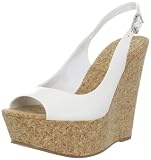 Jessica Simpson Women's JS-Amande Wedge Sandal,White Patent,7.5 M US